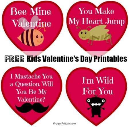 Printable Cards for Valentines