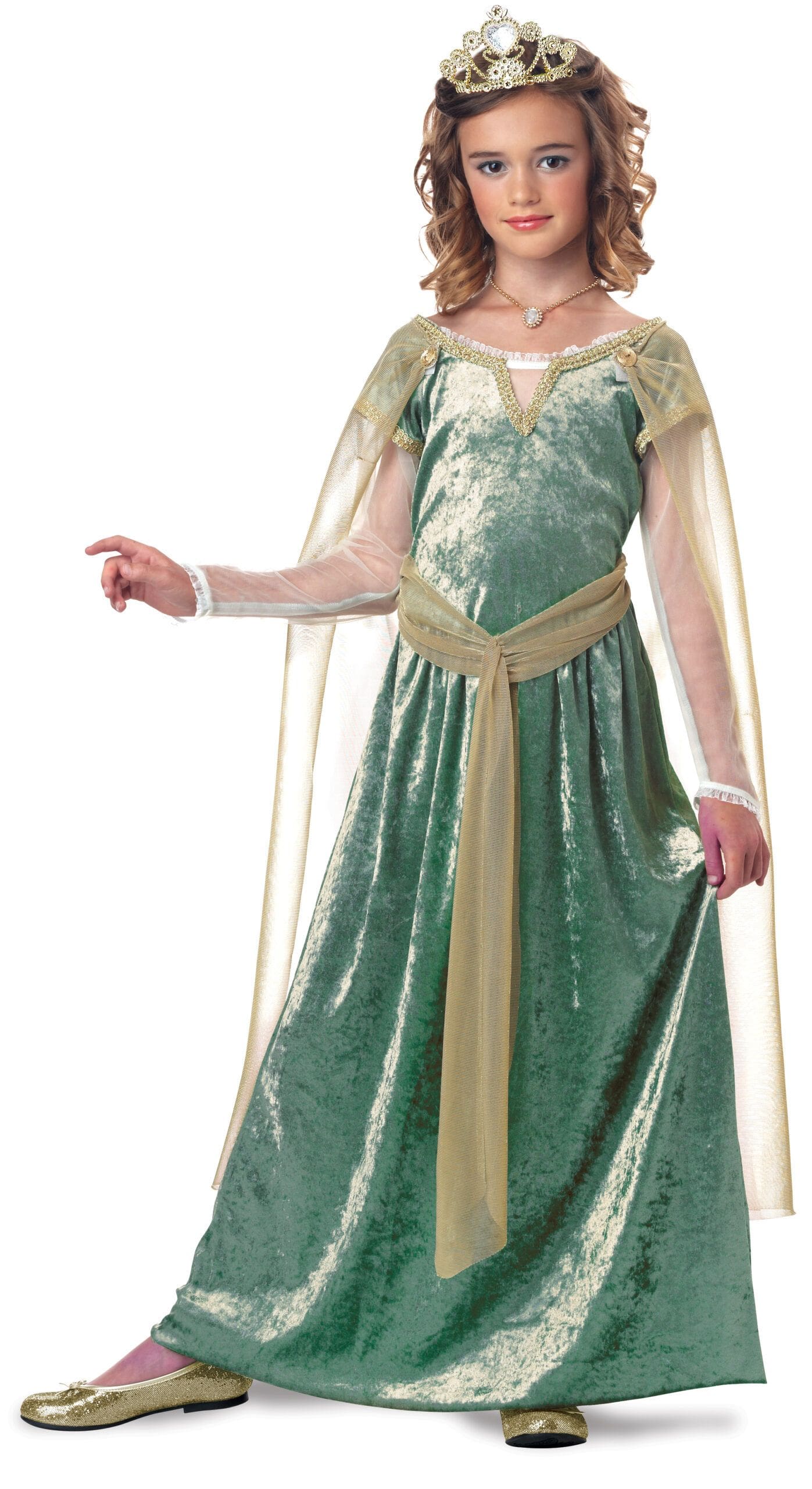 Queen Guinevere Child Costume, Medium - The Party Place