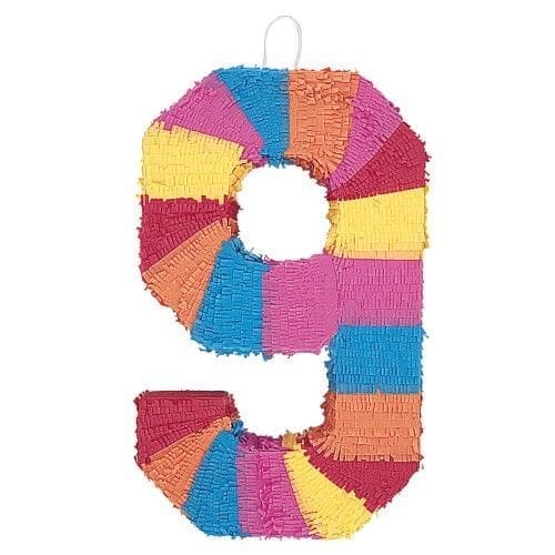 Number 9 Pinata, 22' X 14', 1 Count - The Party Place