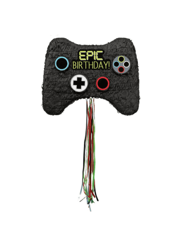 Pull String Video Game Controller Pinata Birthday Party Supplies - The  Party Place