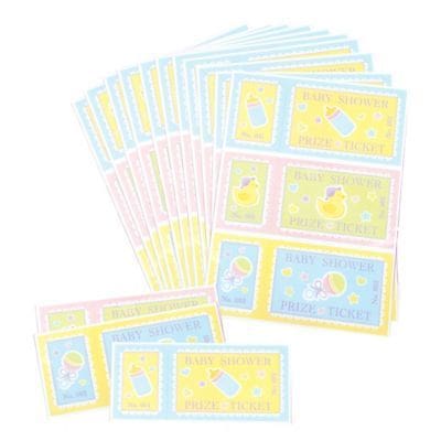 baby shower prize tickets