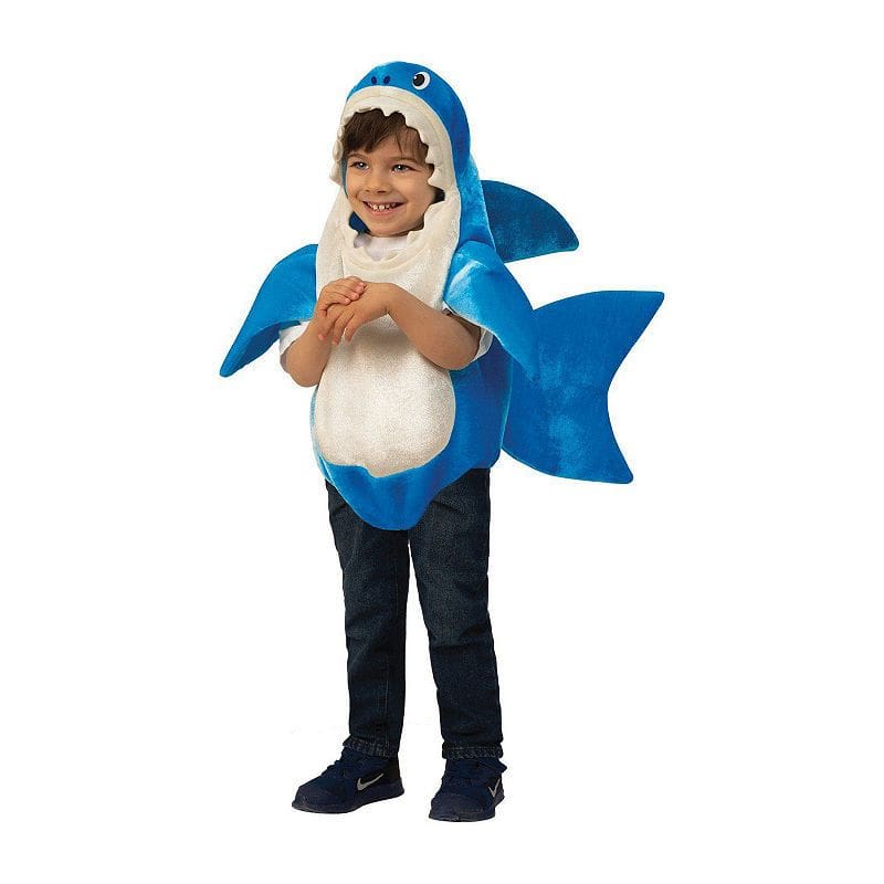 Blue Little Kids Baby Shark - Daddy Shark Costume - The Party Place