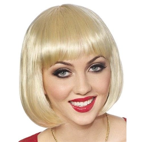 Bob Wig Adult Costume Accessory Honey Blonde The Party Place 7833