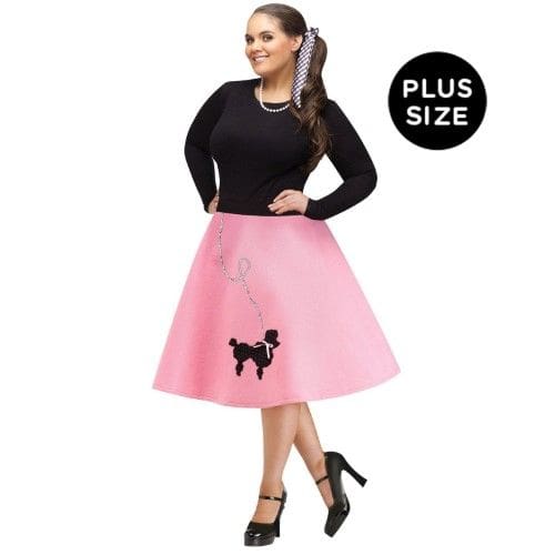 Adult, Poodle Skirt Plus Size 16-18 - The Party Place