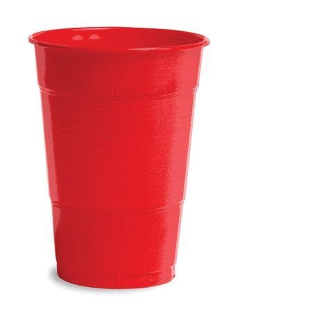 Classic Red Plastic Cups, 20 Pk - The Party Place