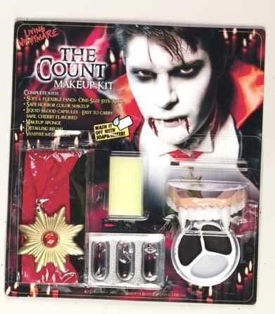 Wmu 551560 Living Nightmare Count Kit - Costume Makeup Kits - The Party ...