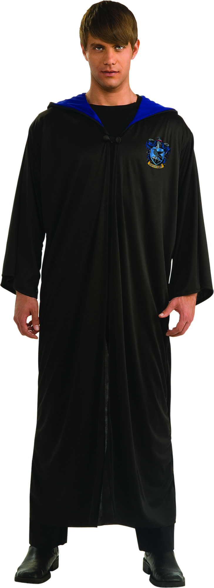 Harry Potter Ravenclaw Costume Black and Blue Long Robe with Hood 