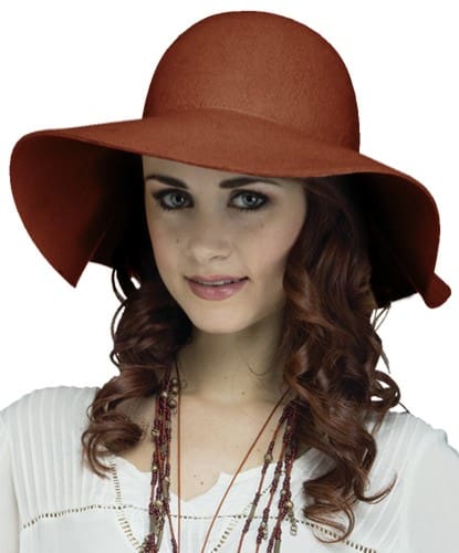 Floppy Hat Adult Costume Accessory Brown - The Party Place