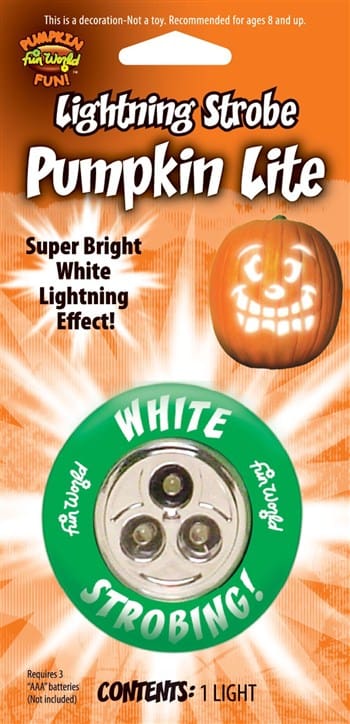 pumpkin strobe lights