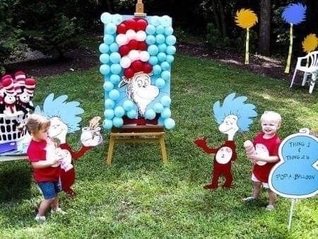 Dr Suess balloon game
