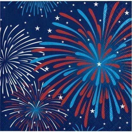 firework napkin