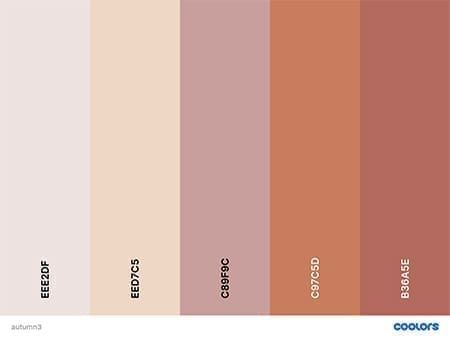 neutral fall color palette