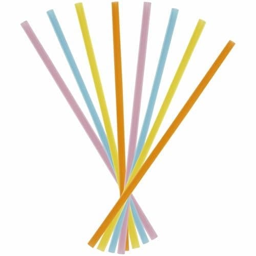 44393 reusable plastic straw 8ct
