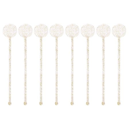 75887 cocktail stirrer gold speckled