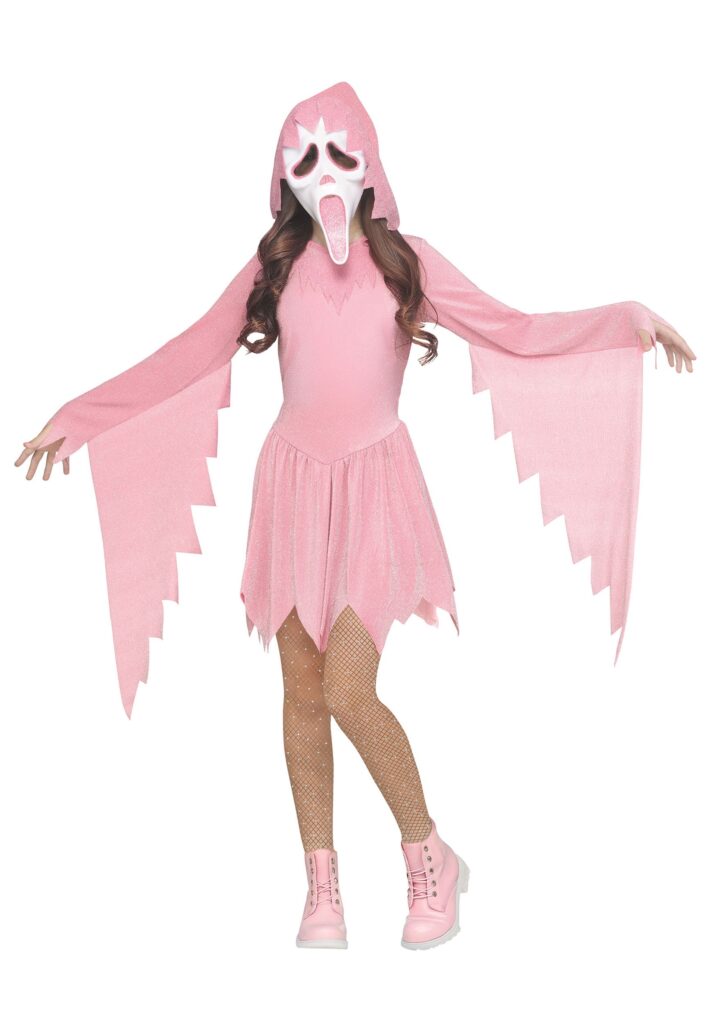 121532L GHOST FACE PINK 12-14 GIRLS