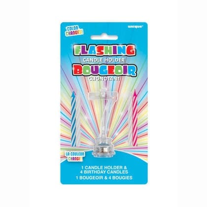 37537 CANDLE HOLDER 7 FLASHING