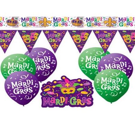 210360 MARDI GRS PARTY DECORATING KIT