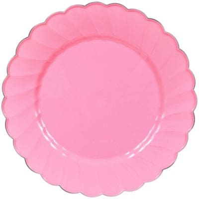 438959.109 PLT 10 SCALLOPED NEW PINK