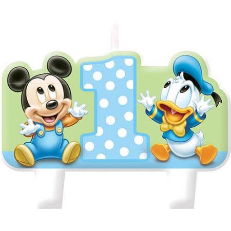171147 MICKEY 1ST BDAY CANDLES