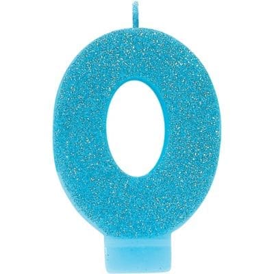 170406 GLITTER CANDLE BLUE 0
