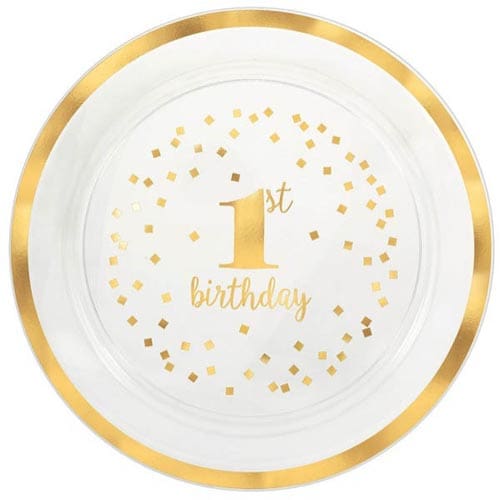 430602 1ST BDAY TRAY RND BOY