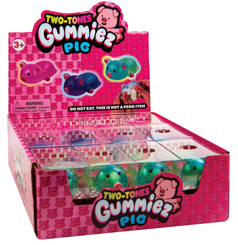18611 SQUISH 2TONES GUMMIEZ PIG
