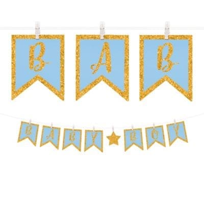 120465 BANNER BABY BOY CLOTHESPIN