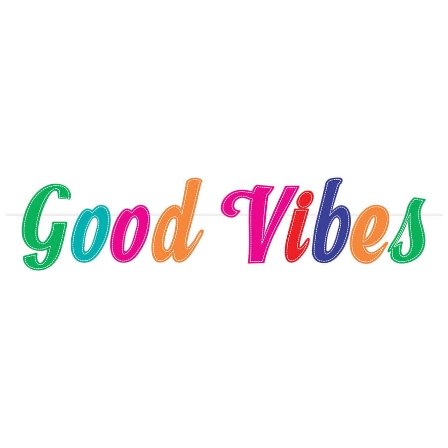 120493 GOOD VIBES BANNER