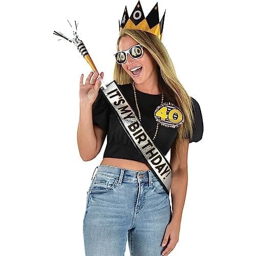 9200002 PARTY KIT 40 BLACK GOLD