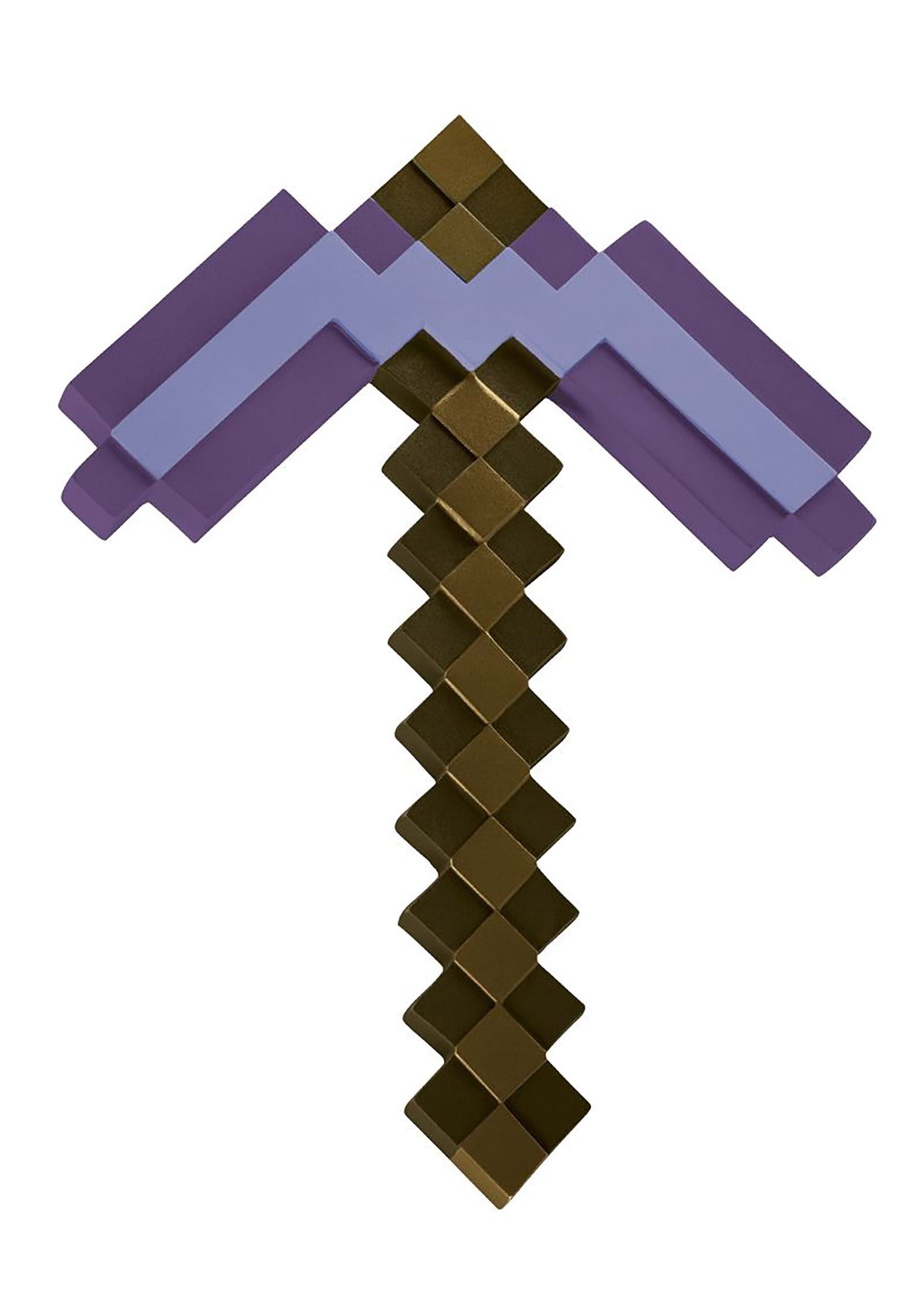 112569 MINECRAFT PICKAXE ENCHANTED PURPLE