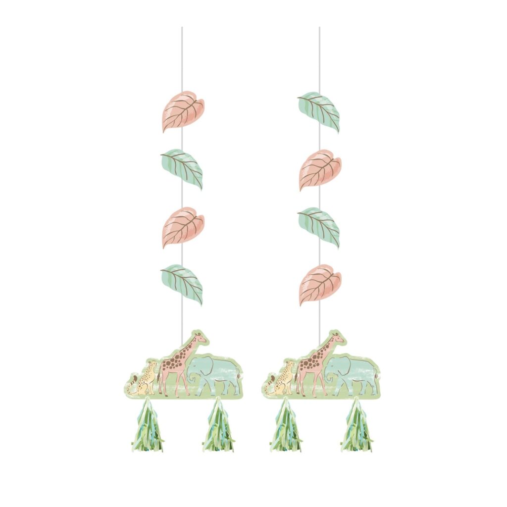 372461 SAFARI BABY HANGING CUTOUT
