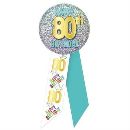 RS554 ROSETTE 80TH BDAY