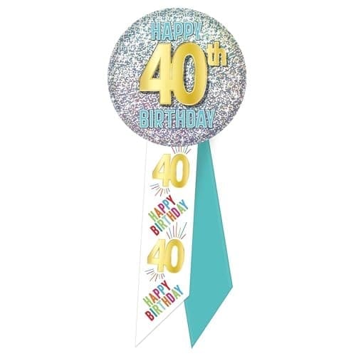 RS550 ROSETTE 40TH BDAY