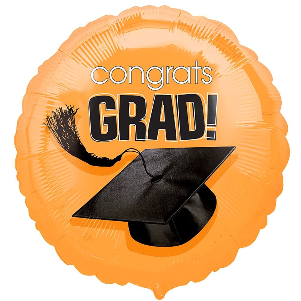 15329-02 MYLAR CONGRATS GOLD