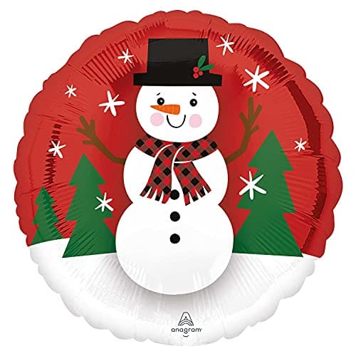 43345 MYLAR SNOWMAN