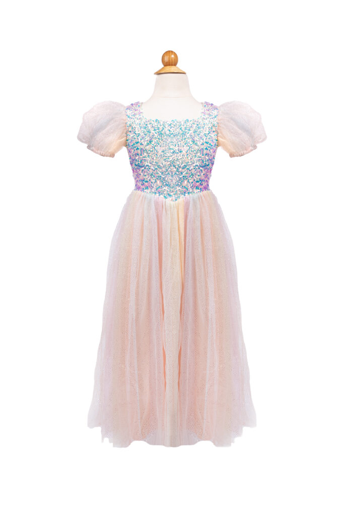30413 RAINBOW SHERBERT SPARKLE DRESS 3-4