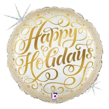 26316 mylar glistening happy holidays