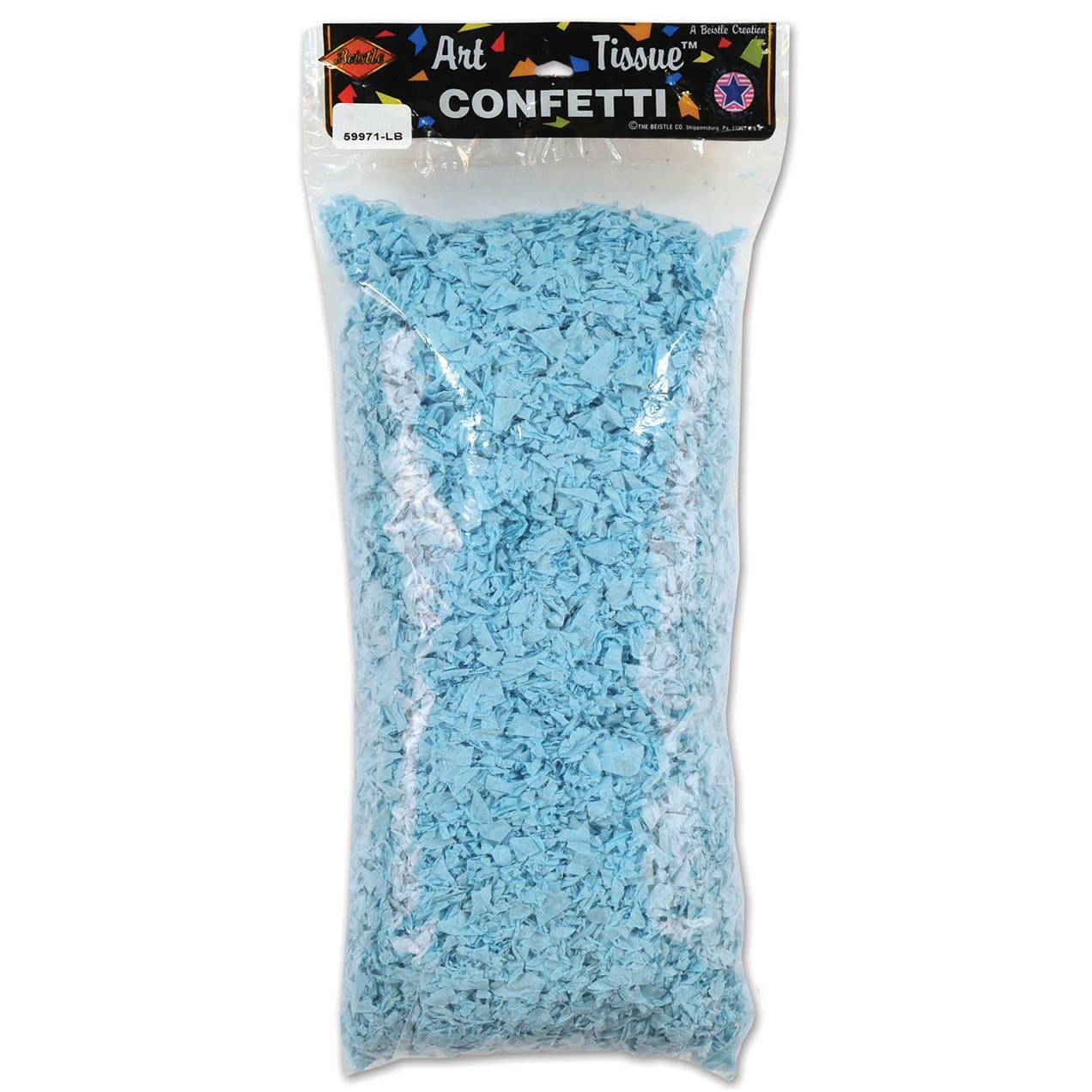 59971-LB CONFETTI BLUE PAPER