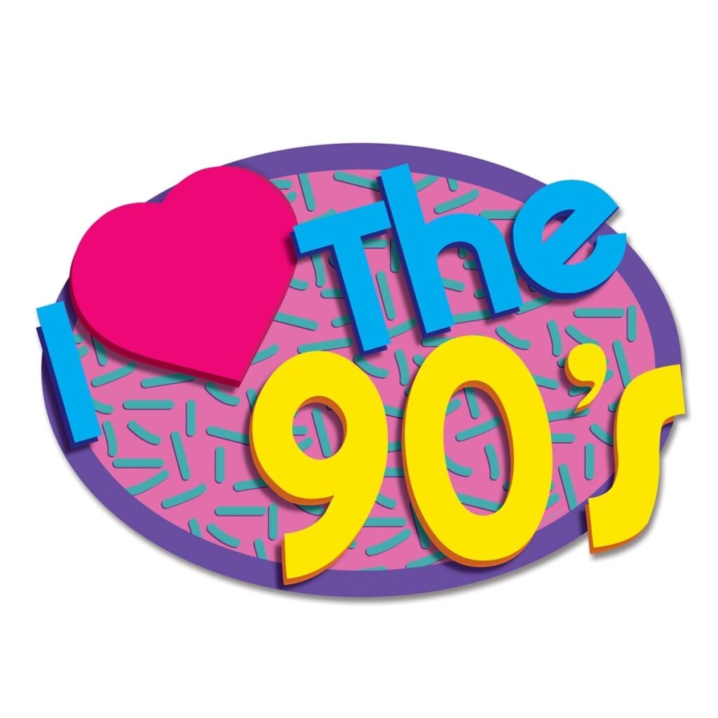 53501 90S CUTOUTS I LOVE THE 90S