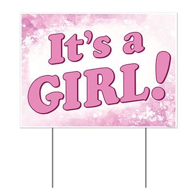 53841 YARD SIGN ITS A GIRL