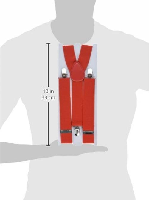 60805-R RED SUSPENDERS