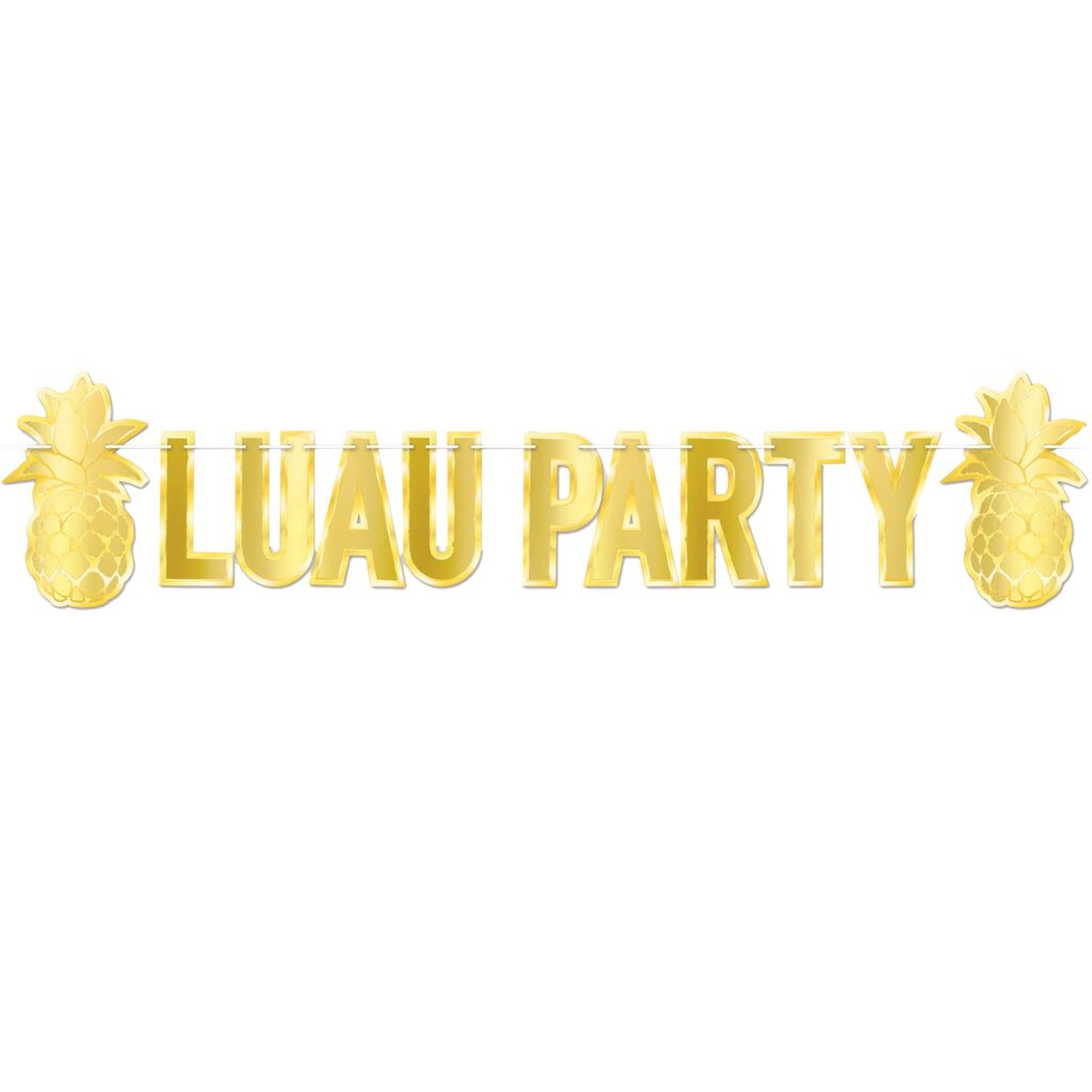 56005 BANNER LUAU PARTY