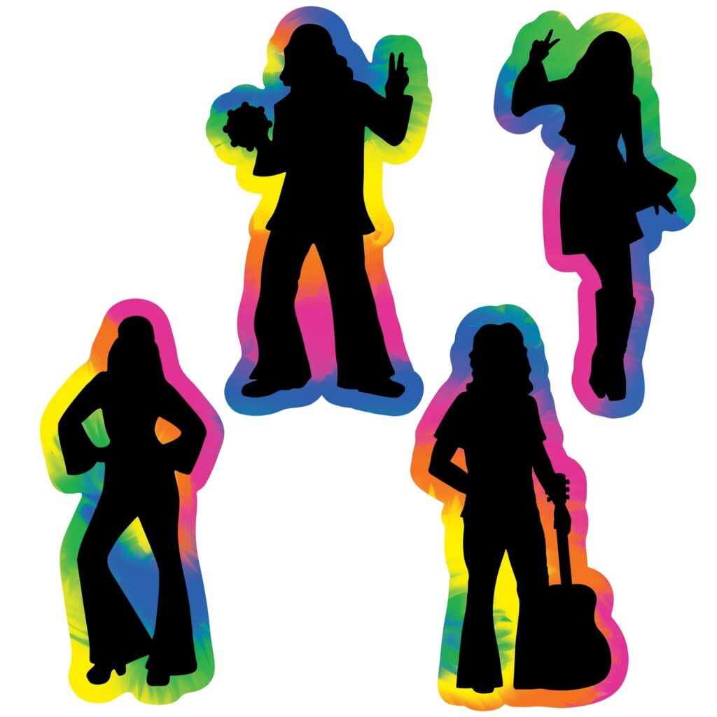 56018 60S HIPPIE CUTOUTS