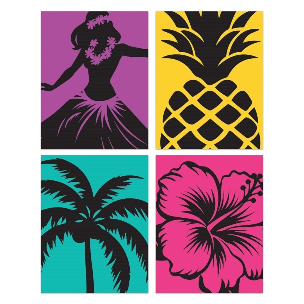 56428 LUAU SILHOUETTES