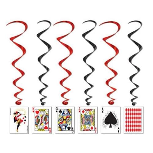 57829 PLAYING CARD WHIRLS