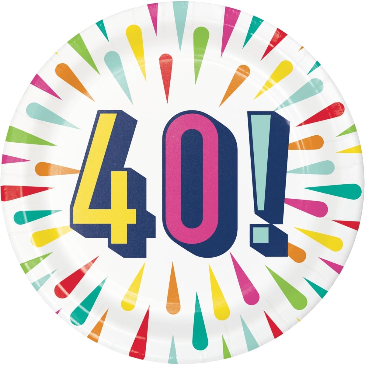 346332 BIRTHDAY BURST 40 7PL
