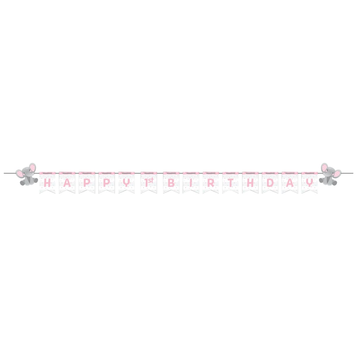 346346 ENCHANTED ELEPHANTS GIRL RIBBON BA