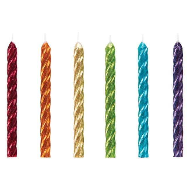 347182 CANDLES SPIRAL RAINBOW
