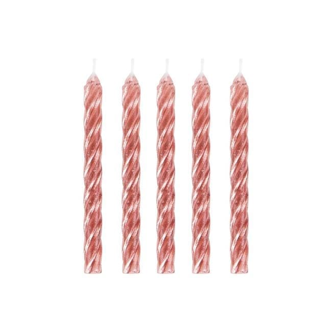 347183 ***CANDLES SPIRAL ROSE GOLD
