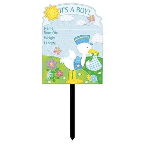 195410 BUNDLE OF JOY ITS A BOY YARD SIGN